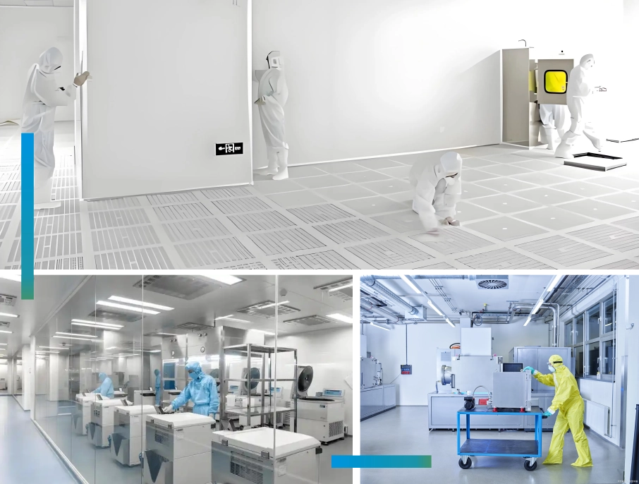 All‑steel PVC Anti‑static Floor
